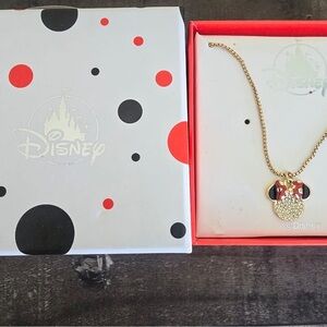 Disney Gold Necklace with Enchanting Pendant